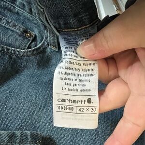 Carhartt men’s jeans 42x30 like new